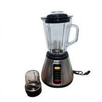 Mixeur de cuisine 2-en-1 multifonctionnel, broyeur électrique domestique pour jus de fruits, smoothies et glace pilée - Vente en gros