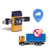 Traceur intelligent avec télécommande, antivol, détection de vibration, en métal robuste, pour conteneurs, avec verrou de sécurité