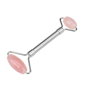 2020 Anti envejecimiento terapia <span class=keywords><strong>nefrita</strong></span> piedra de cuarzo rosa de Gua Sha masaje conjunto Natural <span class=keywords><strong>Jade</strong></span> rodillo para la cara - Product Image 4