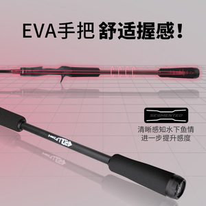 Caña de Pescar Black Panther, Juego de Carrete Giratorio de Fibra de Carbono, Dureza M, Fuerza de Frenado de 8 kg, Pesca en el Mar - Product Image 4