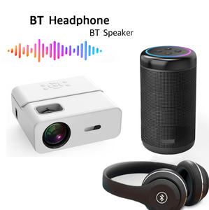 Projecteur LCD vidéo intelligent pour téléphone Android <span class=keywords><strong>de</strong></span> <span class=keywords><strong>qualité</strong></span> OEM, home cinéma 1080P, avec HDMI, USB, AV, WIFI, BT - Product Image 3