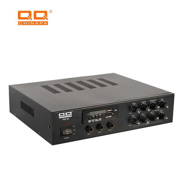 QQCHINAPA Hot Sell 80W 12V AC/DC Blue Tooth Amplifier for Car,Ship,Home Theatre