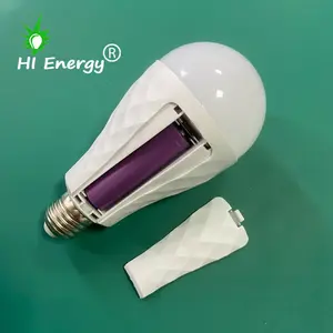 HiEnergy 공장 직매 충전식 LED 전구 15w 20w 30w 충전식 전구 비상 LED 조명