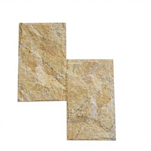 Revêtement mural extérieur flexible en marbre jaune naturel à face fendue, imperméable, avec garantie de 4 ans, provenant du Vietnam - Product Image 1