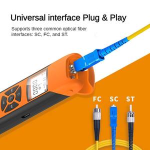 Medidor de Potencia Óptica de Fibra Portátil KaiTeng G10 Mini (OPM) con Conectores FC/SC/ST, Rango de Longitud de Onda de 850-1700nm, Recargable - Product Image 4