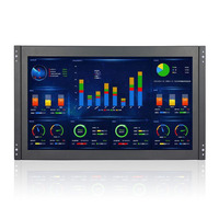 1000 Nits 15.6 pouces à cadre ouvert de qualité industrielle LCD moniteur tactile extérieur intégré avec résolution 1920x1080
