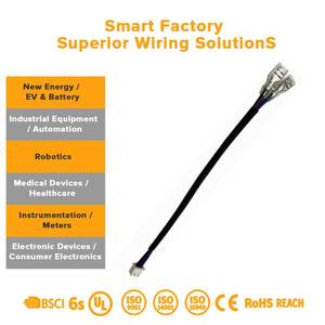 Kabel Tembaga Datar Karet/Nilon 2x1.5mm 110V DC Perekat Industri Komputer Sepeda Motor Wiring Harness - Product Image 3