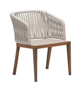 Juego de mesa y silla de comedor de mimbre/ratán sintético impermeable para jardín al aire libre para uso en el patio de Park Villa - Product Image 2