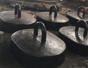 New CCS Certificate Square Cast Iron Mooring Buoy Sinker/Sunken <b>Stone</b> for Offshore Engineering Castings Square Concrete Mooring - Product Image 6