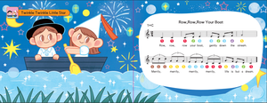 Livre sonore interactif en plastique ABS pour l'apprentissage du piano et des comptines, avec touches à presser pour jouer des chansons classiques pour enfants, lot de 2 livres, design en stock - Product Image 3