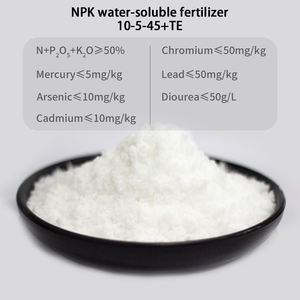 Polvo agrícola de liberación rápida NPK 10-5-45 + TE, fertilizante soluble en agua con alto contenido de potasio para frutas y <span class=keywords><strong>cacao</strong></span> - Product Image 3