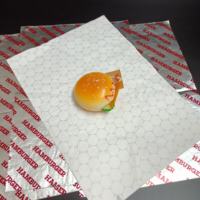 Feuille de papier d'aluminium alimentaire alvéolée, isolante et anti-graisse, pour emballage de sandwichs en restauration