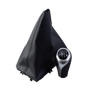 Couvre-poignée de levier de vitesses BMW F30 en cuir noir 5 vitesses 6 vitesses Transmission manuelle Accessoire - Product Image 5