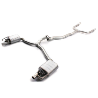 Système d'échappement Catback à prix d'usine pour Mercedes-Benz W205 C43 AMG 3.0T, en acier inoxydable 304, silencieux à valve, soudé TIG