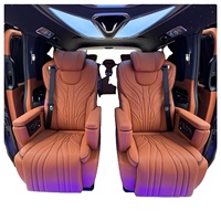 Sièges de voiture VIP à déplacement latéral, sièges de bus de luxe, sièges de fourgonnette Toyota Hiace avec massage pour Mercedes Benz Classe V ST-VIPBZ