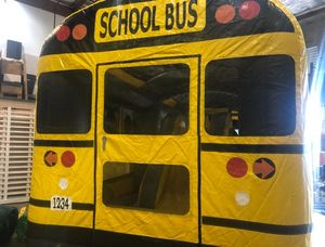 Autobús escolar mágico inflable, casa <span class=keywords><strong>de</strong></span> rebote, alquiler <span class=keywords><strong>de</strong></span> coches amarillos, puente combinado, Tobogán, carrera <span class=keywords><strong>de</strong></span> obstáculos, casa <span class=keywords><strong>de</strong></span> salto - Product Image 2