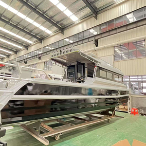 <span class=keywords><strong>Bateau</strong></span> de pêche rapide en aluminium à coque en V profond de 9 m (30 pieds) avec cabine et moteur hors-bord à vendre - Product Image 6