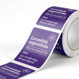 Custom <strong>Printed</strong> Self Adhesive <strong>Label</strong> Stickers CMYK Cosmetics <strong>Bottle</strong> Personalised Bopp <strong>Label</strong> Manufacturers - Product Image 2