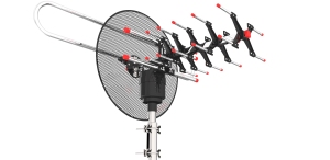 Best Seller Low Noise Vhf Base Antena 360 Degree Rotation <b>Tv</b> Antenna <b>Remote</b> <b>Controlled</b> Rotatable Aerial - Product Image 2