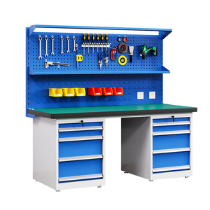 Mesa de Trabajo Resistente Saint Lucky Star de 2 Niveles con Bloqueo Antiestático, Mesa de Laboratorio, Estación de Reparación - Product Image 1