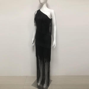 エレガントなヴィンテージミディ丈高級ファッションタッセルフリンジガウン、パーティー、イブニング、プロムドレス卸売 - Product Image 5