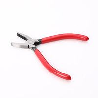 Poignée en plastique à poignée souple Outils de serrage du verre Coupe-verre en acier au carbone et pince pour sertissage OEM personnalisable
