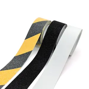 Waterproof self-adhesive pvc clear white black and yellow peva non-slip anti-slip warning rubber abrasive tape for stair treads
