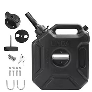 Réservoir de carburant portable antistatique et anti-explosion LINDA <span class=keywords><strong>5L</strong></span> en HDPE pour voitures, motos et véhicules tout-terrain, jerrycan avec certification CE EPA - Product Image 1
