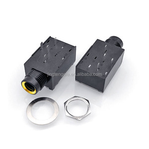 PJ-605A-4P 1/4 "6.35 mét stereo PCB bảng điều chỉnh núi headphone jack 4 pin ổ cắm - Product Image 3