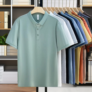 Camisetas de Algodón Tejido para Hombre, Personalizadas, de Alta Calidad, Antiarrugas, Lisas, Bordadas, Estampadas, Tallas Grandes, Casuales, para Golf - Product Image 2