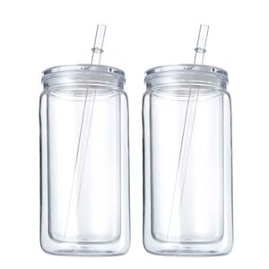 Vaso Reutilizable de Doble Pared para Actividades al Aire Libre de 16 oz, con Tapa y Resistente a Caídas, con Diseño de Globo de Nieve - Product Image 1