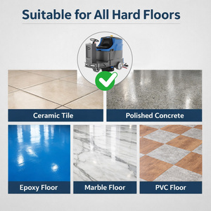 เครื่องขัดพื้นอุตสาหกรรม GAOGE F860 รุ่น Heavy Duty แบบนั่งขับ พร้อมแปรงคู่ สำหรับโรงงานและคลังสินค้า - Product Image 5