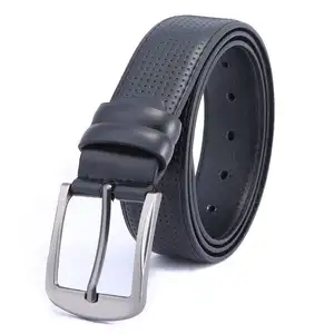 Vente en gros ceinture d'affaires classique noire pour hommes pour un réglage facile ceinture de créateur de luxe