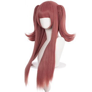 Perruque de cosplay Ainizi Yumemi Yumemite à double queue de cheval synthétique résistante à la chaleur, inspirée de la série <span class=keywords><strong>Kakegurui</strong></span>, pour filles - Product Image 4