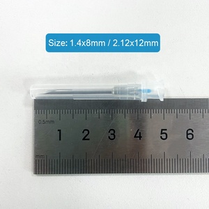 Kim tiêm tái sử dụng của Microchip ống tiêm ID động vật Súng tiêm 1.4x8mm FDX-B kim RFID Micro Chip cho ngựa gia súc chó mèo - Product Image 3