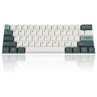 Ensemble de touches de jeu personnalisées de haute qualité, 144 touches Cherry Mx, 60 pour cent, sous-colorant pour Gateron Kailh Switch botanique