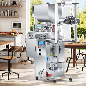 Durable Automatic Solid Sachet Wrapping Filling Machine High-Accuracy Food Honey Tomato Paste <b>Sauce</b> Gluing Pouch Bag Film Foil - Product Image 1