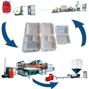 Giá thấp PS dùng một lần bọt thermocol tấm máy làm hoàn toàn tự động bọt tấm Máy tốc độ cao bọt thực phẩm khay máy - Product Image 3