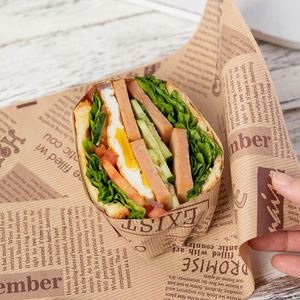 Papel para Hornear, Papel Antigrasa para Envolver Alimentos, Papel Encerado para Envolver Sándwiches y Hamburguesas - Product Image 4