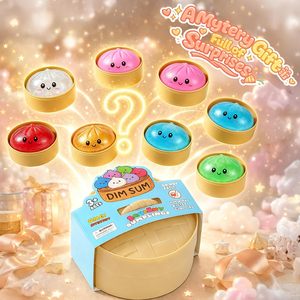Giocattoli Sensoriali Antistress a Lenta Risposta, Squishy a Forma di Ravioli, Panini di Carne, Orsetti Gommosi, Cuori, Coni Gelato, Fette di Torta - Regali - Product Image 4