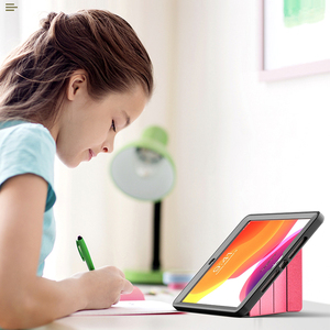Cho <span class=keywords><strong>iPad</strong></span> 9.7 Inch 2017/2018 Tự Động Ngủ Ba Lớp Da Tổng Hợp Máy Tính Bảng Redmi 11 Xiaomi 6 <span class=keywords><strong>Mi</strong></span> Pad 6S Pro Trường Hợp - Product Image 4