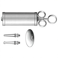 Seringue auriculaire Pomeroy 100 cc pour irrigation auriculaire, examen ORL professionnel, procédures de soins auriculaires, utilisation comme instrument chirurgical