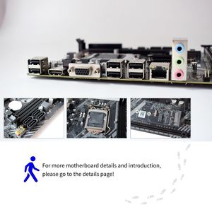 Kit combinado de placa base PANDL H61 Tarjeta Madre ITX Placa base Xeon E3 1230 V2 <span class=keywords><strong>DDR3</strong></span> 2X8GB 1600MHz H61 placa base - Product Image 5