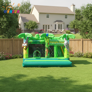 WINSUN Château gonflable commercial en PVC facile à installer pour enfants, parc de jeux forestier gonflable, trampoline gonflable - Product Image 1