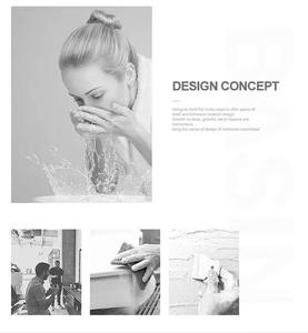 <span class=keywords><strong>Lavabo</strong></span> Quadrato in Ceramica da Appoggio, Piccolo Lavandino Domestico Singolo, <span class=keywords><strong>Lavatoio</strong></span> con Asse per Lavanderia, <span class=keywords><strong>Lavabo</strong></span> da Balcone - Product Image 2