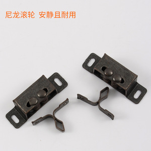 Loquet de style antique en acier au carbone à double ressort pour porte de placard ou de garde-robe, design traditionnel, durable - Product Image 5