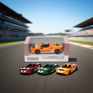 Coche de Juguete Kinsmart McLaren Elva a Escala 1:36, Modelo de Vehículo con Función de Retroceso - Product Image 1