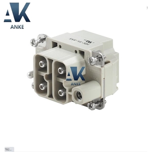 Weidmuller 1789990000 1789980000 HDC S4 SAS HDC S4 BAS HDC insert Pin 1000 V 40 A Nombre de pôles 4 connecteurs - Product Image 1