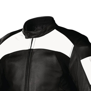Chaquetas de Motociclista de Cuero Genuino para Hombre, Cómodas, de Fábrica, Ecológicas, de Entrega Rápida, Estilo Urbano - Product Image 4