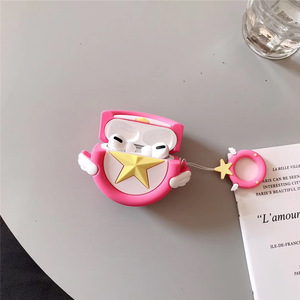 Nuovo Design Cartoon Wings <span class=keywords><strong>3D</strong></span> custodia in Silicone personaggio Air Pods Cover per Apple Airpods 1 2 custodia per Airpod Pro - Product Image 5